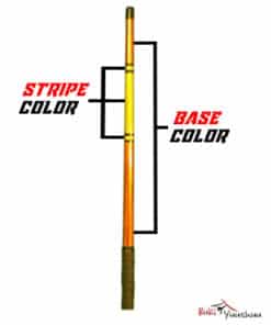 Alternative view of B-04 Black Pinstripe Bo Staff