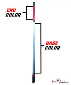 Alternative view of B-07 Colored End Bo Staff