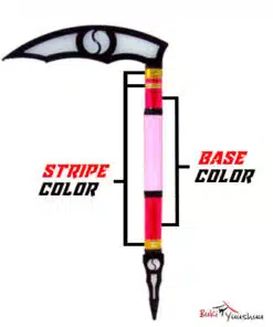 Alternative view of VK-06 Colored Metallic Viper Kama