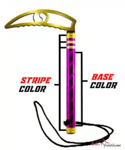 Alternative view of FK-01 Diamond Plated Flying Kama